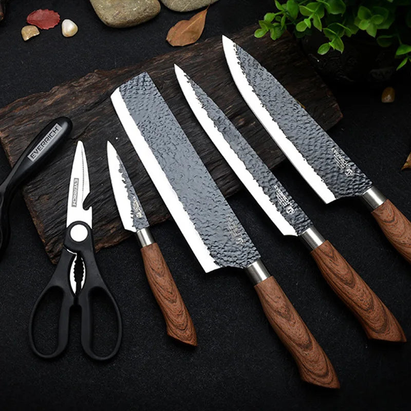 Stainless Steel Kitchen Knives Set Tools