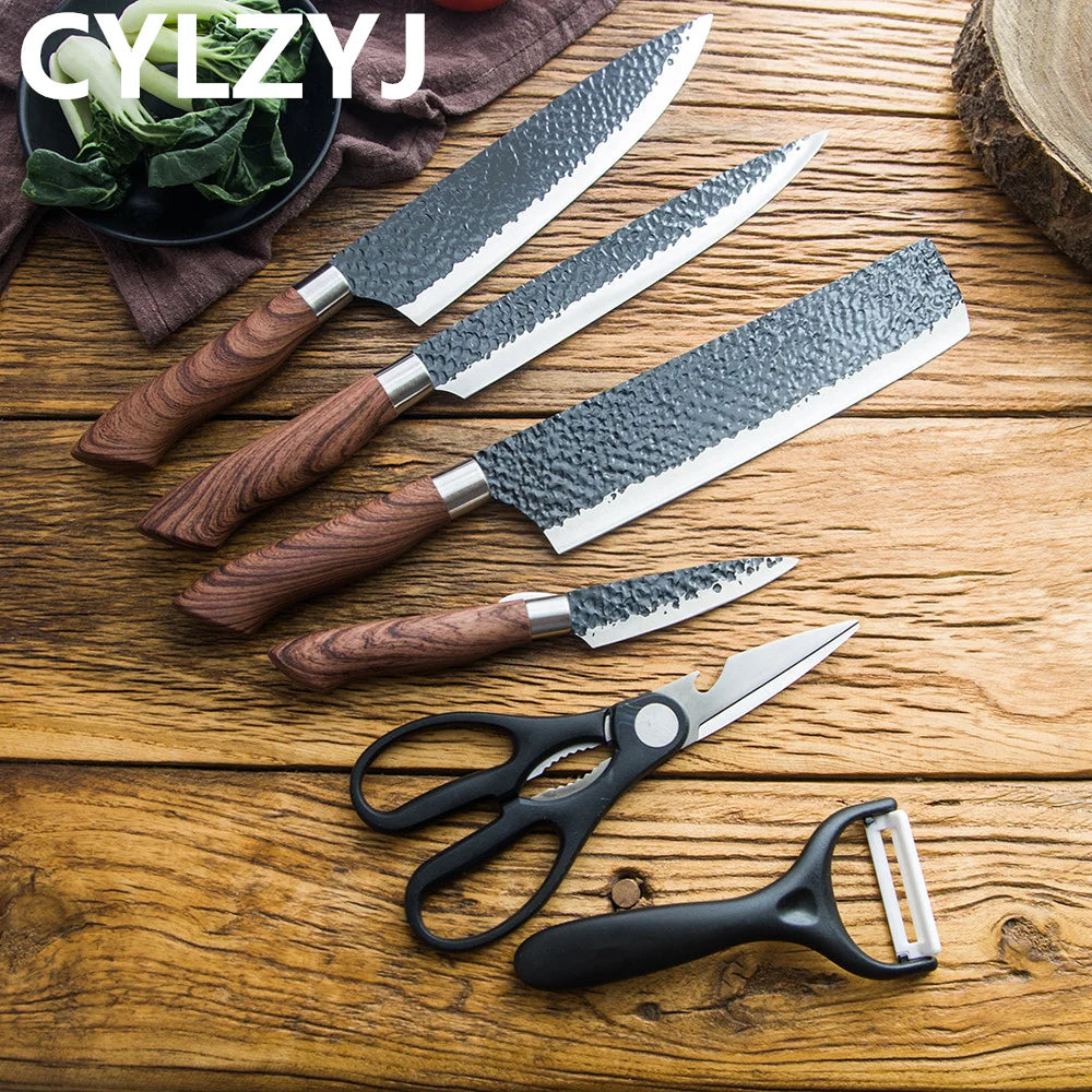 Stainless Steel Kitchen Knives Set Tools