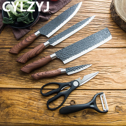 Stainless Steel Kitchen Knives Set Tools