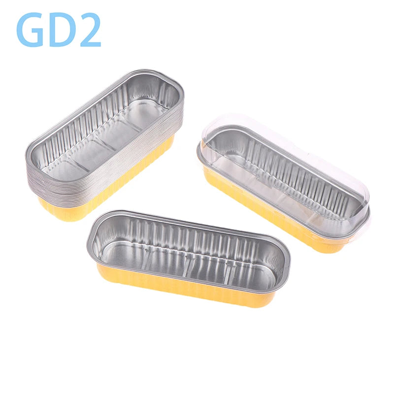 Mini Loaf Pans With/Without Lids 6.8OZ Rectangle Aluminum Foil Baking Pans Reusable Mini Bread Containers Muffin Tins