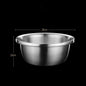 Stainless Steel Drain Basket Colander Round Rice Cleaning Sieve