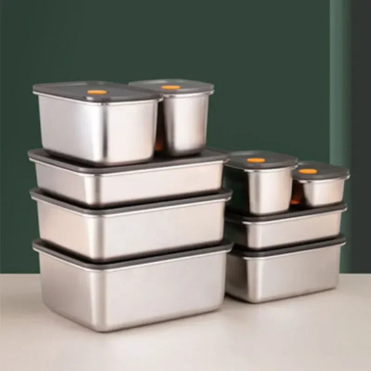 304 Stainless Steel Bento Lunch Box with Lid