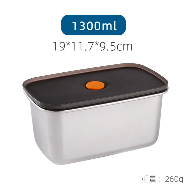 304 Stainless Steel Bento Lunch Box with Lid