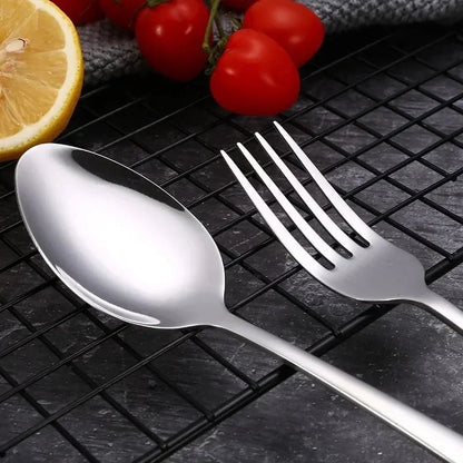 Stainless Steel Cutlery Long Handle Spoon Fork