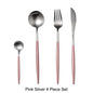 Matte Gold 18/10 Stainless Steel Luxury Cutlery Dinnerware