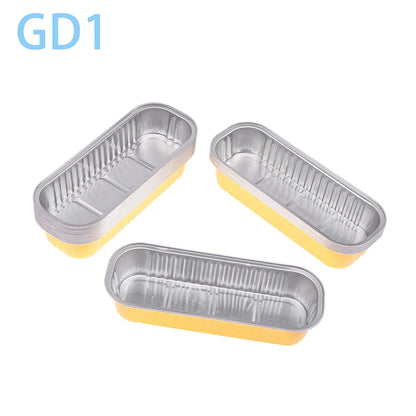 Mini Loaf Pans With/Without Lids 6.8OZ Rectangle Aluminum Foil Baking Pans Reusable Mini Bread Containers Muffin Tins