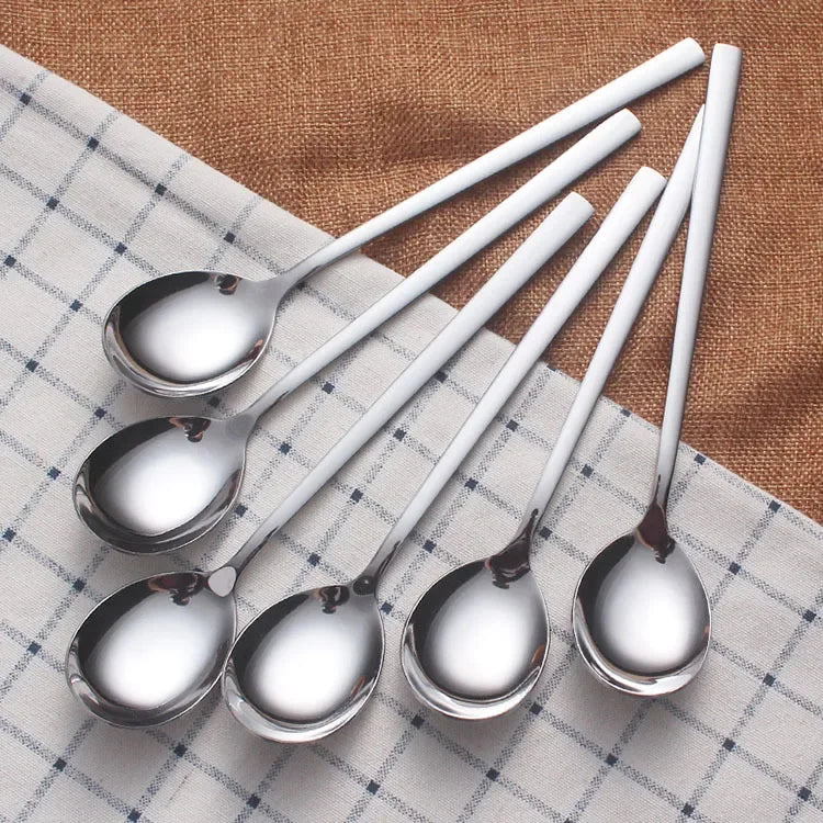 Stainless Steel Cutlery Long Handle Spoon Fork