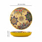 Bohemian Ceramic Plate Home Creative Round Food Plate