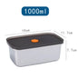 304 Stainless Steel Bento Lunch Box with Lid