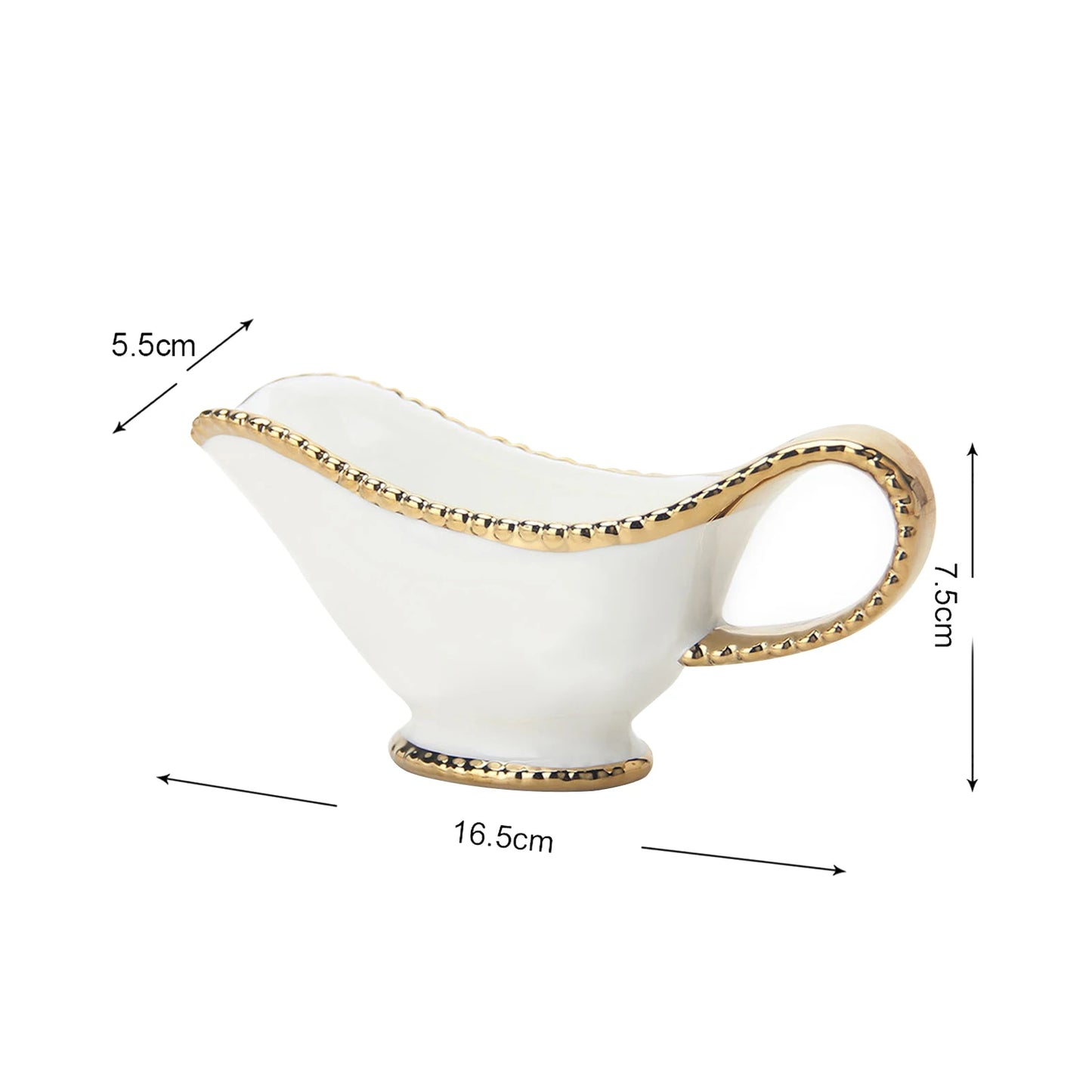 Ceramic Gravy Boat Sauce Boat Container