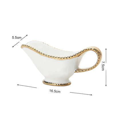 Ceramic Gravy Boat Sauce Boat Container