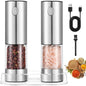 Electric Salt and Pepper Grinder Set