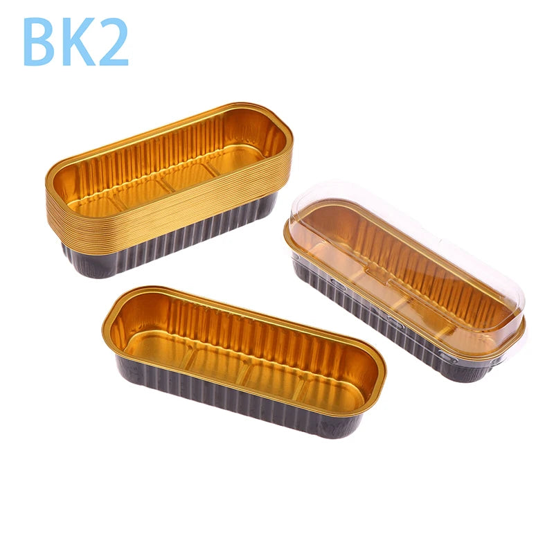 Mini Loaf Pans With/Without Lids 6.8OZ Rectangle Aluminum Foil Baking Pans Reusable Mini Bread Containers Muffin Tins