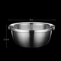 Stainless Steel Drain Basket Colander Round Rice Cleaning Sieve