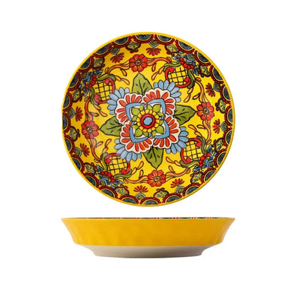 Bohemian Style Creative Ceramic Tableware Set