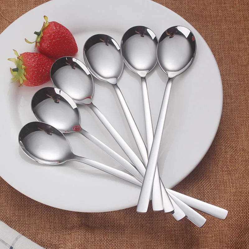 Stainless Steel Cutlery Long Handle Spoon Fork