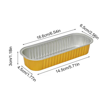 Mini Loaf Pans With/Without Lids 6.8OZ Rectangle Aluminum Foil Baking Pans Reusable Mini Bread Containers Muffin Tins