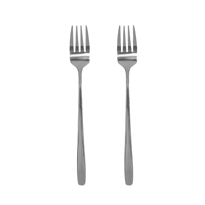 Stainless Steel Cutlery Long Handle Spoon Fork