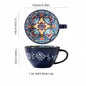 Bohemian Morning Tea Mug, 13.5 oz