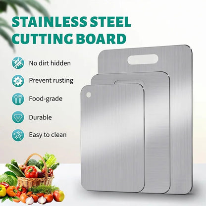 Titanium Cutting Boards (Stainless Board Double-sided Food-grade)