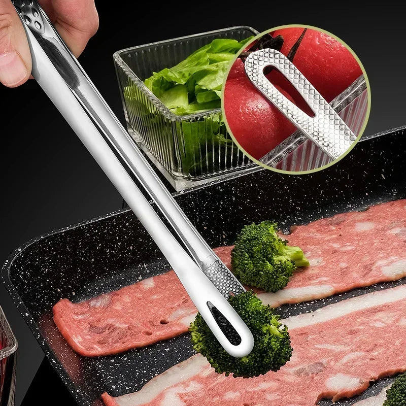 Stainless Steel Barbecue Tongs Clip