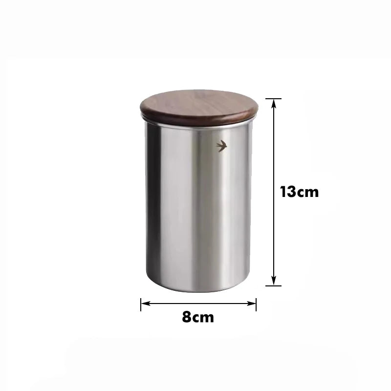 304 Stainless Steel Coffee Canisters with Lid