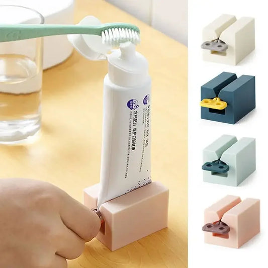 Plastic Toothpaste Squeezer Extruder Multifunction Tube Rolling Holder