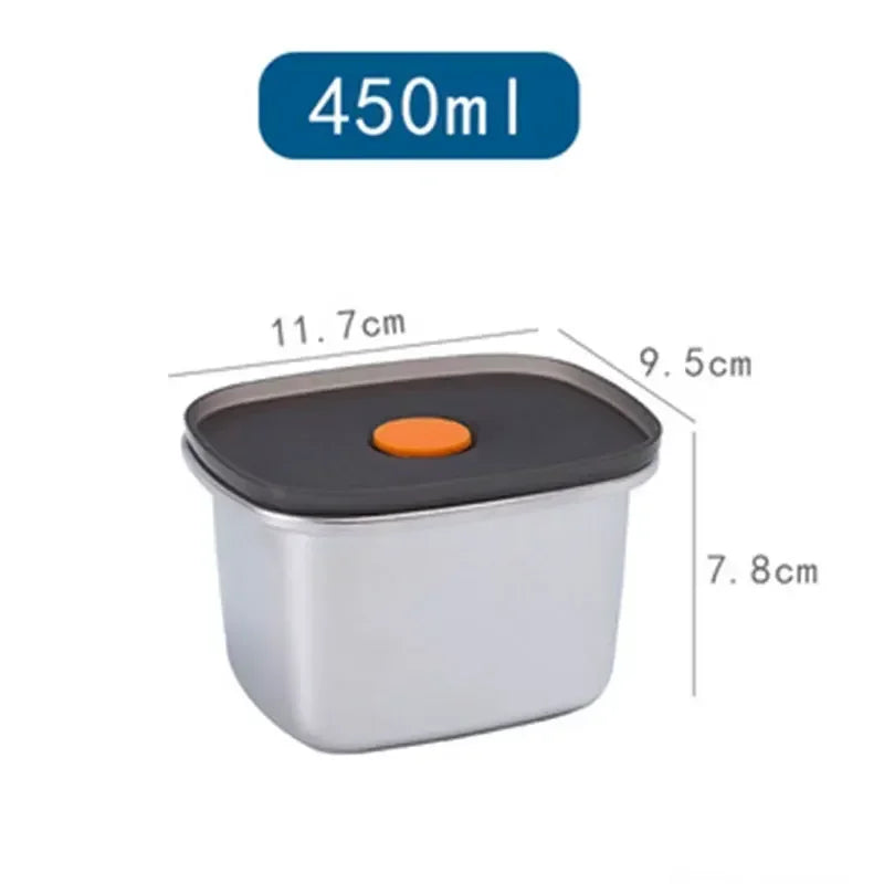 304 Stainless Steel Bento Lunch Box with Lid