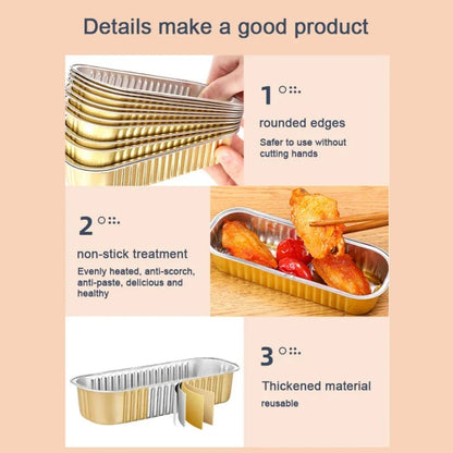 5pcs Disposable Air Fryer Tin Paper Liner