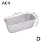 Rectangular Bread Mold Aluminum Alloy Non-Stick Cake Pan Mini Toast Mold Cake Baking Tray Loaf Pan Kitchen Baking Tools Bakeware