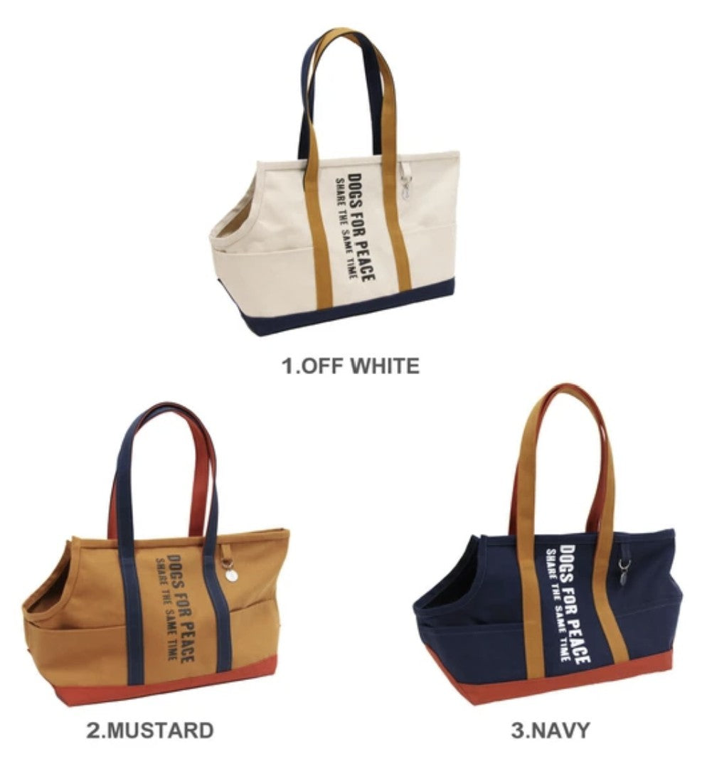 Carrier DOGS FOR PEACE Alberton carry tote bag 3 Colors