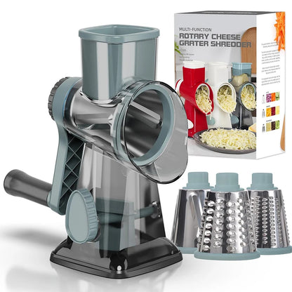 LMETJMA 3 in 1 Rotary Cheese Grater