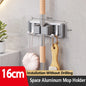 Mop and Broom Organizer Holder Rack