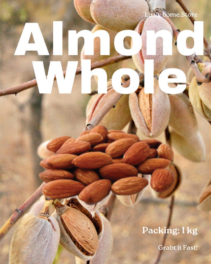 Almond Whole, Flakes and Nibs, Shelf time ~ 24 months